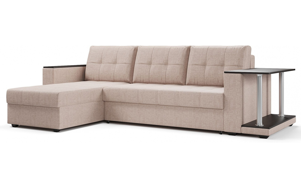 Gupan Диван-кровать угловой со столом Атланта 1 Классик